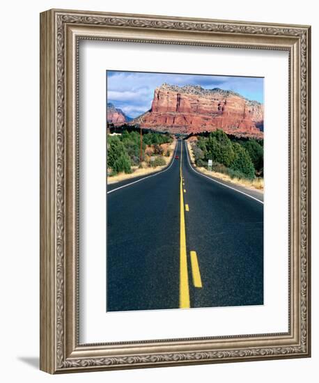 Road Into Sedona, Sedona, U.S.A.-Ann Cecil-Framed Photographic Print