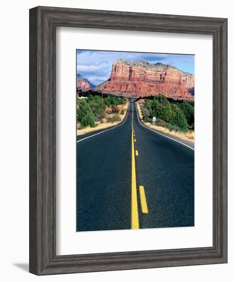 Road Into Sedona, Sedona, U.S.A.-Ann Cecil-Framed Photographic Print