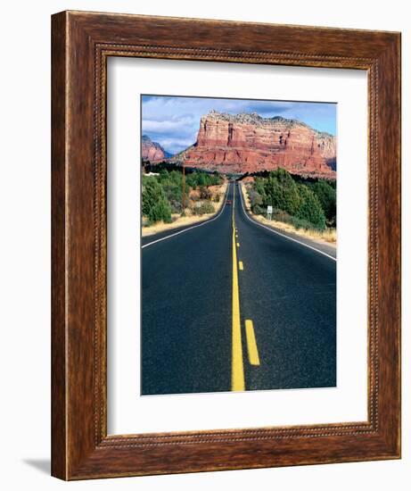 Road Into Sedona, Sedona, U.S.A.-Ann Cecil-Framed Photographic Print