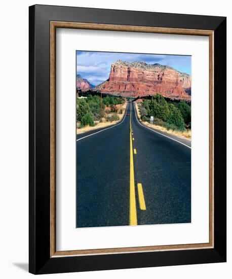 Road Into Sedona, Sedona, U.S.A.-Ann Cecil-Framed Photographic Print