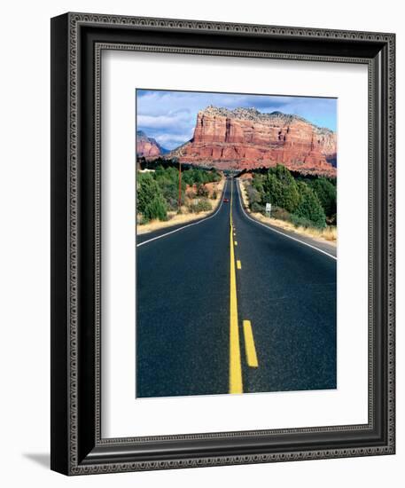 Road Into Sedona, Sedona, U.S.A.-Ann Cecil-Framed Photographic Print