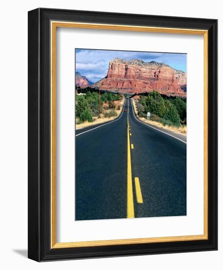 Road Into Sedona, Sedona, U.S.A.-Ann Cecil-Framed Photographic Print