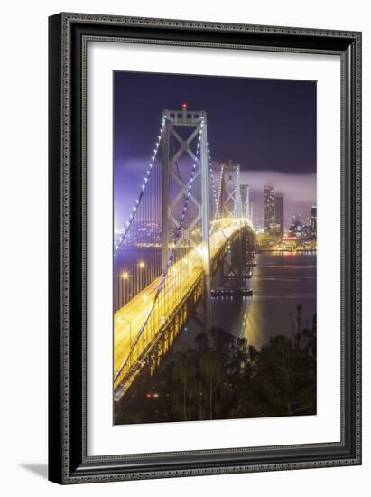 Road Into The City, San Francisco Bay Bridge-Vincent James-Framed Photographic Print