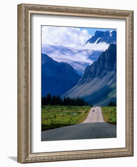 Road into the Mountains of Banff National Park, Alberta, Canada-Janis Miglavs-Framed Photographic Print