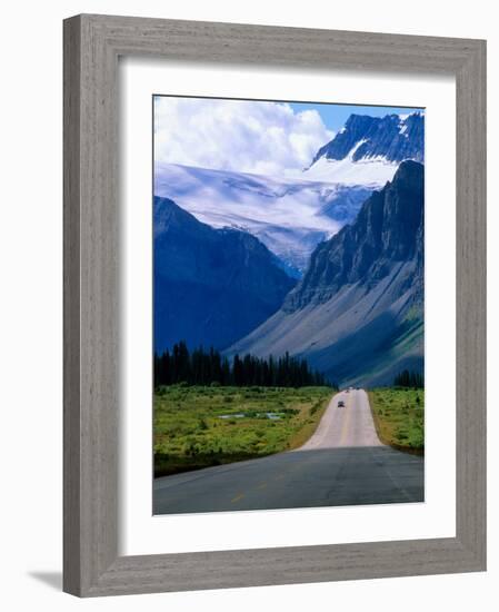 Road into the Mountains of Banff National Park, Alberta, Canada-Janis Miglavs-Framed Photographic Print