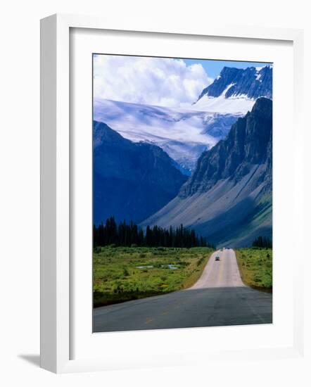 Road into the Mountains of Banff National Park, Alberta, Canada-Janis Miglavs-Framed Photographic Print