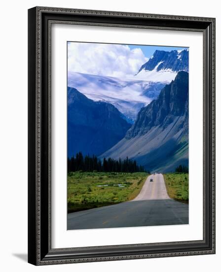 Road into the Mountains of Banff National Park, Alberta, Canada-Janis Miglavs-Framed Photographic Print