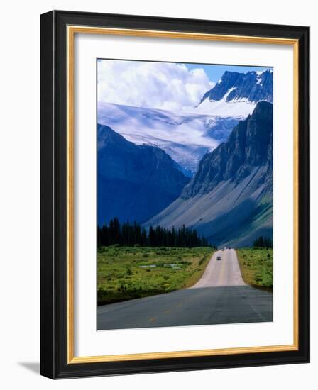 Road into the Mountains of Banff National Park, Alberta, Canada-Janis Miglavs-Framed Photographic Print