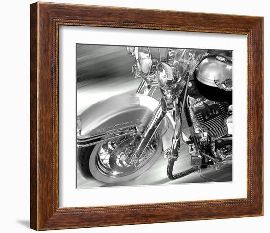 Road king-Richard James-Framed Art Print