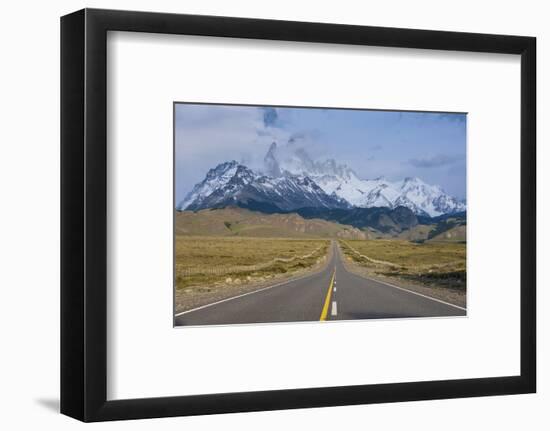 Road Leading to Mount Fitzroy Near El Chalten, Patagonia, Argentina, South America-Michael Runkel-Framed Photographic Print