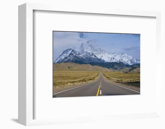 Road Leading to Mount Fitzroy Near El Chalten, Patagonia, Argentina, South America-Michael Runkel-Framed Photographic Print