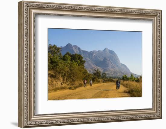 Road Leading to the Granite Peaks of Mount Mulanje, Malawi, Africa-Michael Runkel-Framed Photographic Print