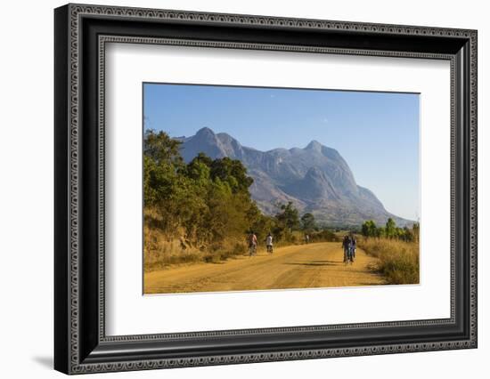 Road Leading to the Granite Peaks of Mount Mulanje, Malawi, Africa-Michael Runkel-Framed Photographic Print