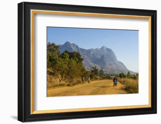 Road Leading to the Granite Peaks of Mount Mulanje, Malawi, Africa-Michael Runkel-Framed Photographic Print