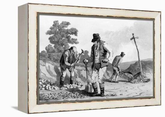 Road Menders, 1812-Daniel And Robert Havell-Framed Premier Image Canvas