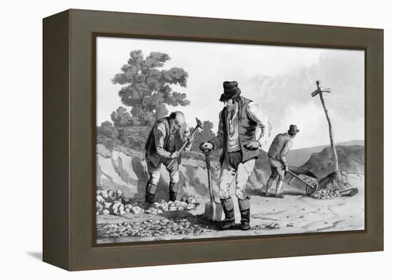 Road Menders, 1812-Daniel And Robert Havell-Framed Premier Image Canvas