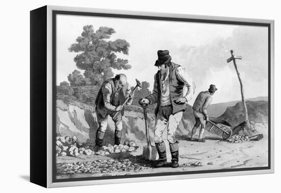 Road Menders, 1812-Daniel And Robert Havell-Framed Premier Image Canvas