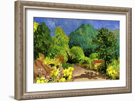 Road Near Taos-John Newcomb-Framed Giclee Print