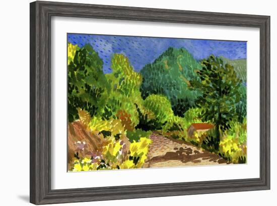 Road Near Taos-John Newcomb-Framed Giclee Print