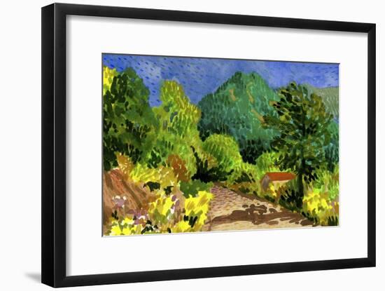 Road Near Taos-John Newcomb-Framed Giclee Print