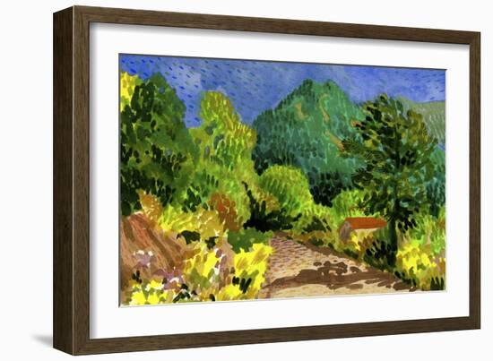 Road Near Taos-John Newcomb-Framed Giclee Print