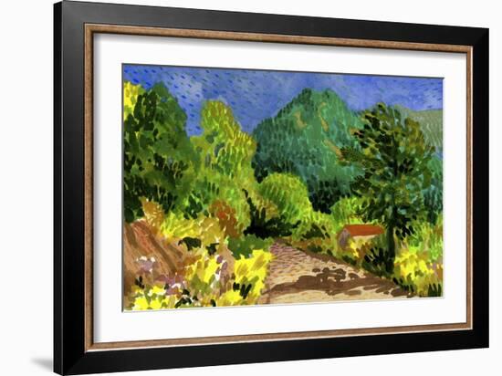 Road Near Taos-John Newcomb-Framed Giclee Print