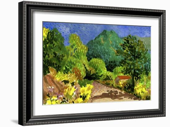 Road Near Taos-John Newcomb-Framed Giclee Print