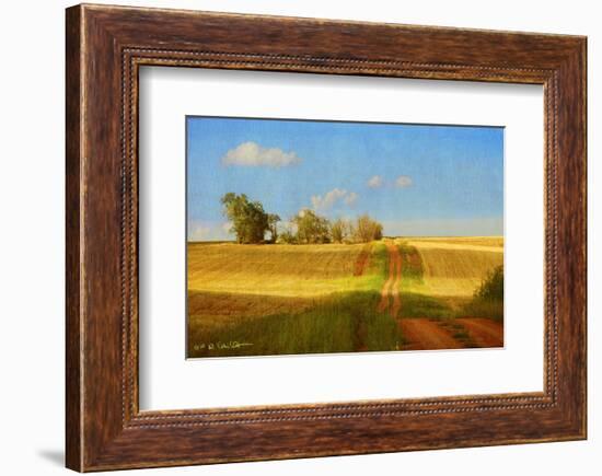 Road Old House-Chris Vest-Framed Art Print