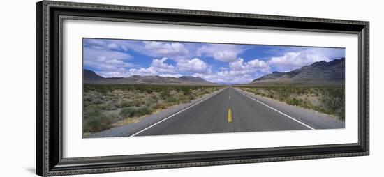 Road Passing Through a Desert, Death Valley, California, USA-null-Framed Photographic Print