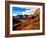 Road passing through rocky desert, Capitol Reef National Park, Utah, USA-null-Framed Photographic Print