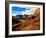 Road passing through rocky desert, Capitol Reef National Park, Utah, USA-null-Framed Photographic Print