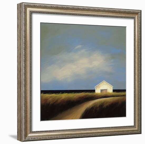 Road Past the Barn-Tjasa Owen-Framed Art Print