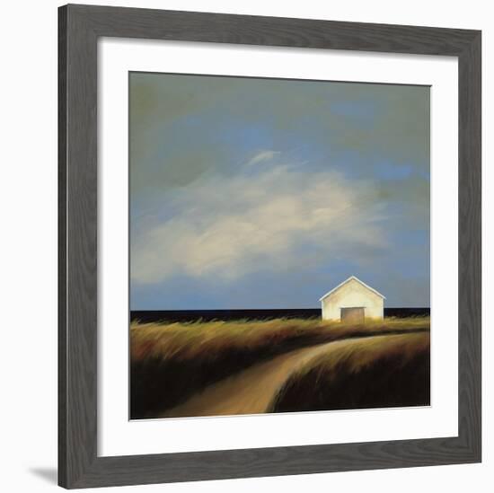 Road Past the Barn-Tjasa Owen-Framed Art Print