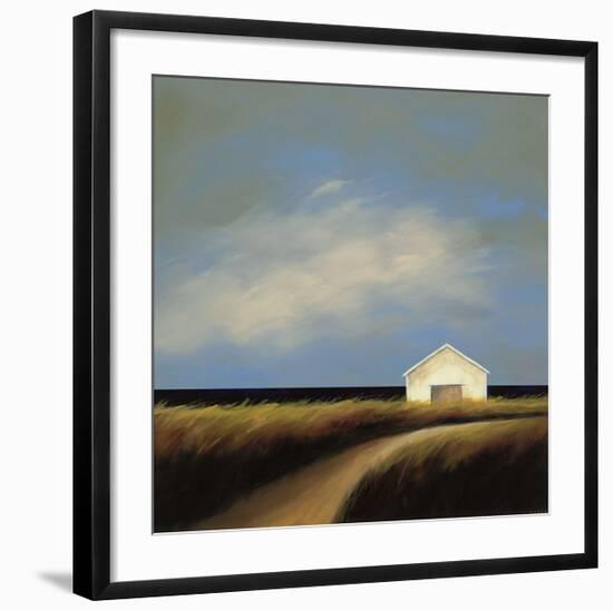 Road Past the Barn-Tjasa Owen-Framed Art Print