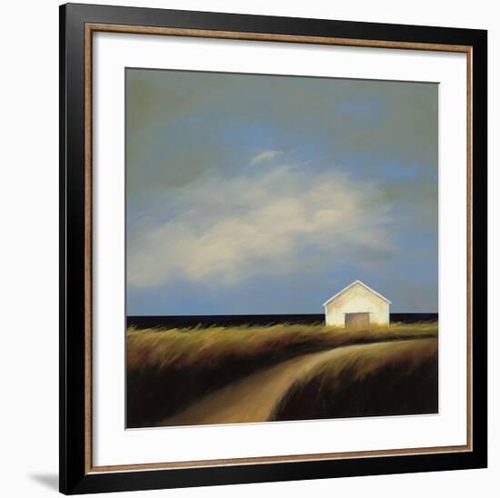 Road Past the Barn-Tjasa Owen-Framed Art Print