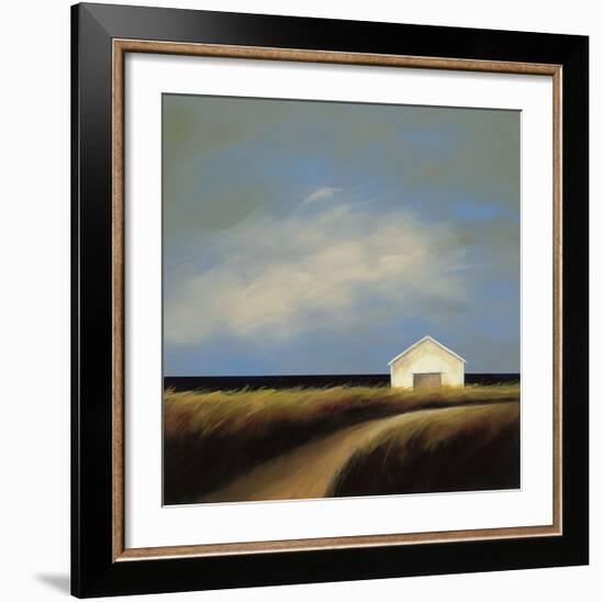 Road Past the Barn-Tjasa Owen-Framed Art Print