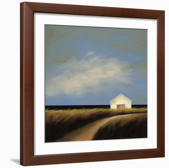 Road Past the Barn-Tjasa Owen-Framed Art Print