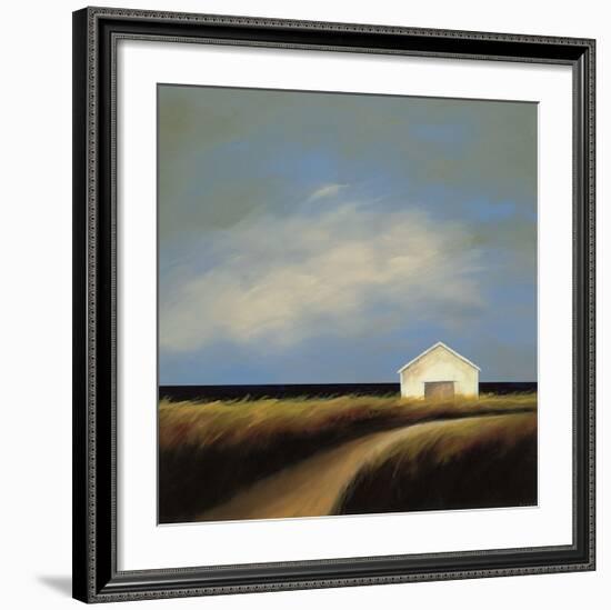 Road Past the Barn-Tjasa Owen-Framed Art Print