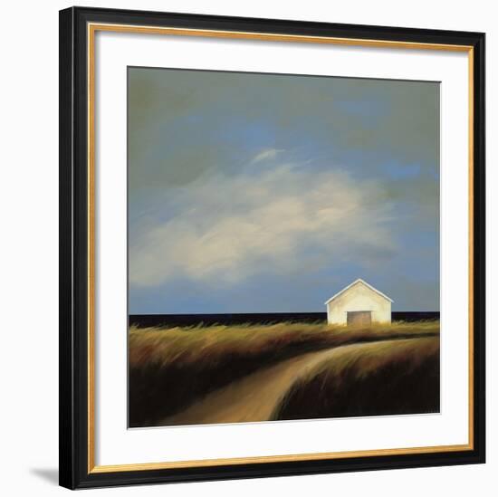 Road Past the Barn-Tjasa Owen-Framed Art Print