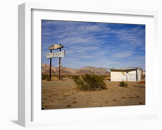 Road Runners Retreat, Route 66, Amboy, California, United States of America, North America-Richard Cummins-Framed Photographic Print