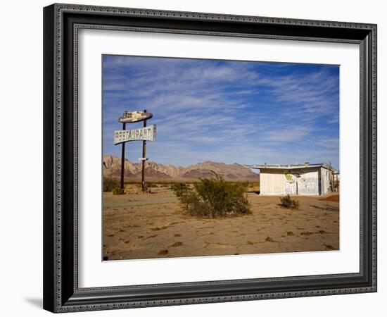 Road Runners Retreat, Route 66, Amboy, California, United States of America, North America-Richard Cummins-Framed Photographic Print