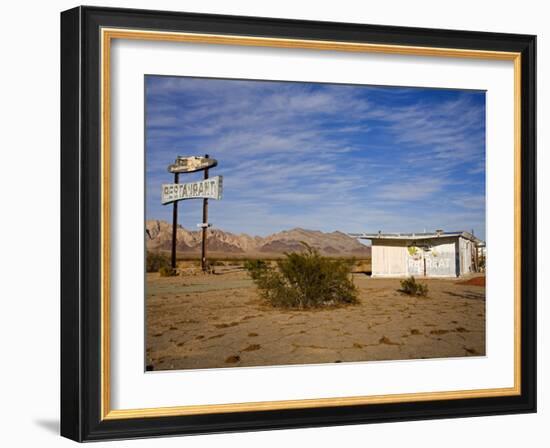 Road Runners Retreat, Route 66, Amboy, California, United States of America, North America-Richard Cummins-Framed Photographic Print