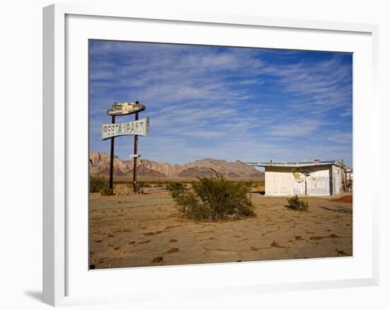 Road Runners Retreat, Route 66, Amboy, California, United States of America, North America-Richard Cummins-Framed Photographic Print