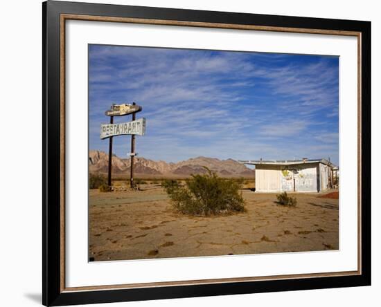 Road Runners Retreat, Route 66, Amboy, California, United States of America, North America-Richard Cummins-Framed Photographic Print