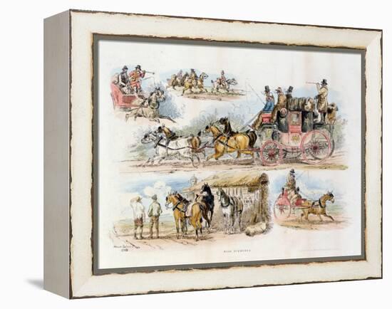 Road Scrapings, 1840-null-Framed Premier Image Canvas