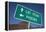 Road Sign Points to Las Vegas and Phoenix-Joseph Sohm-Framed Premier Image Canvas