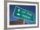 Road Sign Points to Las Vegas and Phoenix-Joseph Sohm-Framed Photographic Print