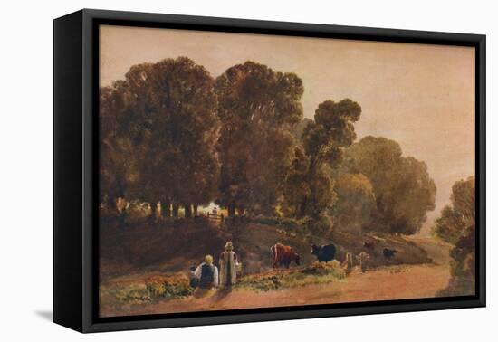 'Road Through a Park', c19th century-Peter De Wint-Framed Premier Image Canvas