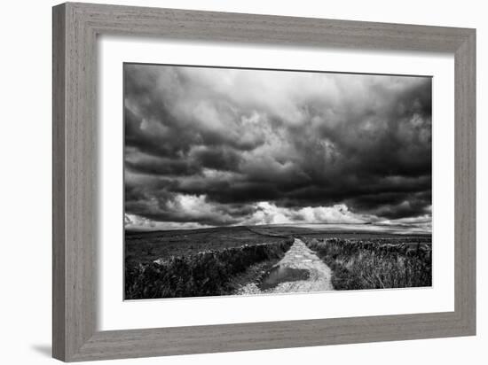 Road Through a Storm-Rory Garforth-Framed Photographic Print