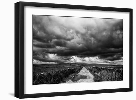 Road Through a Storm-Rory Garforth-Framed Photographic Print